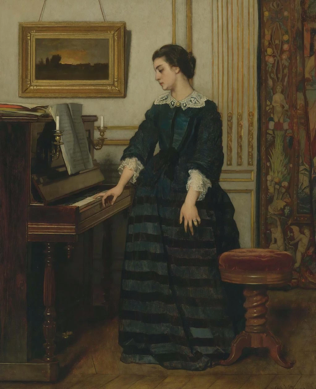Alfred Émile Stevens - 111, L'assenza